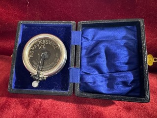 His Masters Voice No2 Gramophone Soundbox in Original Case Superb!