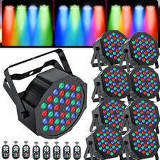 10pcs 36 LED Stage Lighting PAR Light DMX Beam Party DJ Disco Lights with Remote