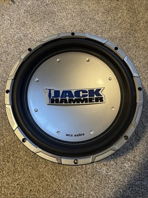 MTX Jackhammer JH4512-04 12  Car Subwoofer, 500W Peak, 4-Ohm