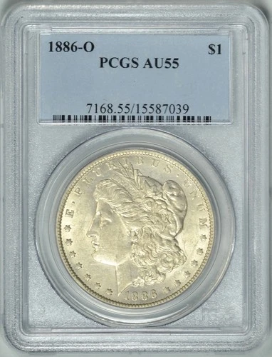 1886-O PCGS  AU55  MORGAN DOLLAR  *  Better Date * #15587039