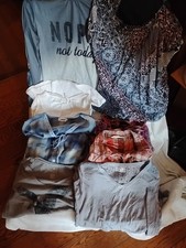 Women's Lot Shirt Lot Of 8 Long Sleeve Short Sleeve Resale Resell