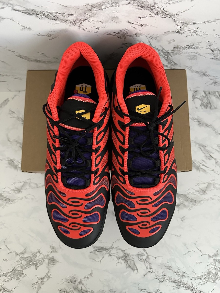 Nike Air Max Plus Drift All Day Athletic Sneakers Crimson Red FD4290 Men’s 10 Nike Air Max Plus Drift All Day Bright Crimson Red Black  main image 2