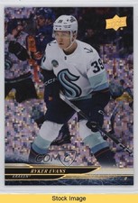 2024-25 Upper Deck Series 2 Rainbow Speckled Foil Ryker Evans #396 READ q2c