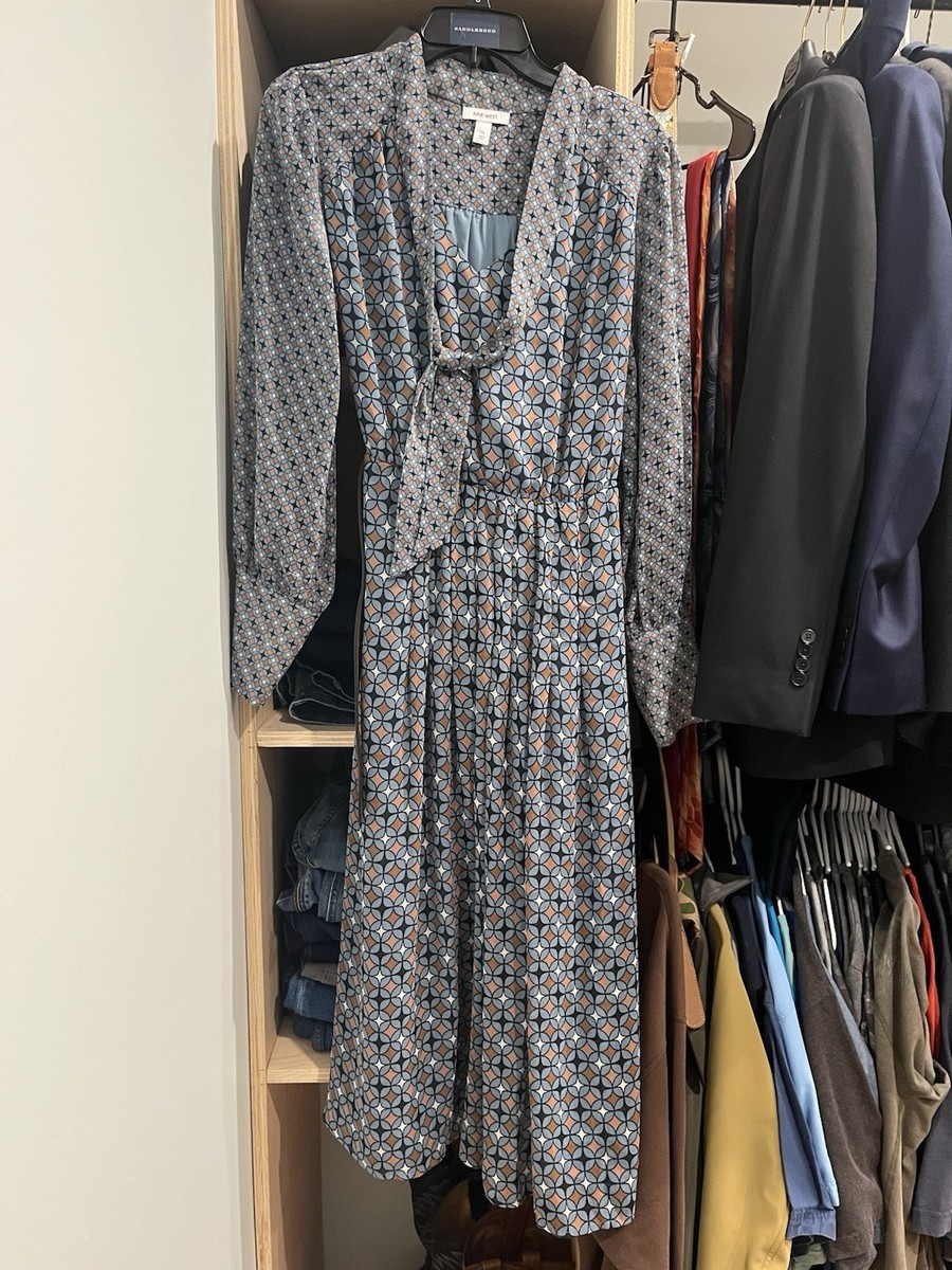 nine west midi dress Women's Nine West Midi Smocked Dress