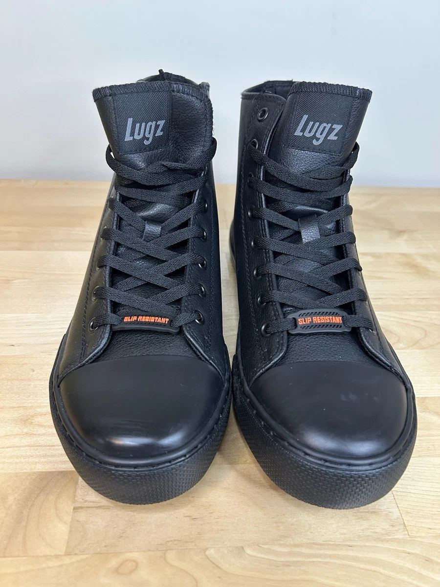 Lugz Black Leather Lace-Up Ankle Slip Resistant Boots Men’s Size 9 5666604?wid=400&hei=400&  main image 3