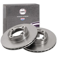 2X A.B.S. Bremsscheiben 211Mm Vorne Passend FüR Daihatsu Cuore