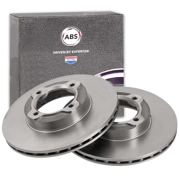 2X A.B.S. Bremsscheiben 211Mm Vorne Passend FüR Daihatsu Cuore-image