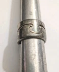 Vtg Robert Lee Morris RLM 925 Sterling Silver Interlocking Puzzle Band Ring Sz 6