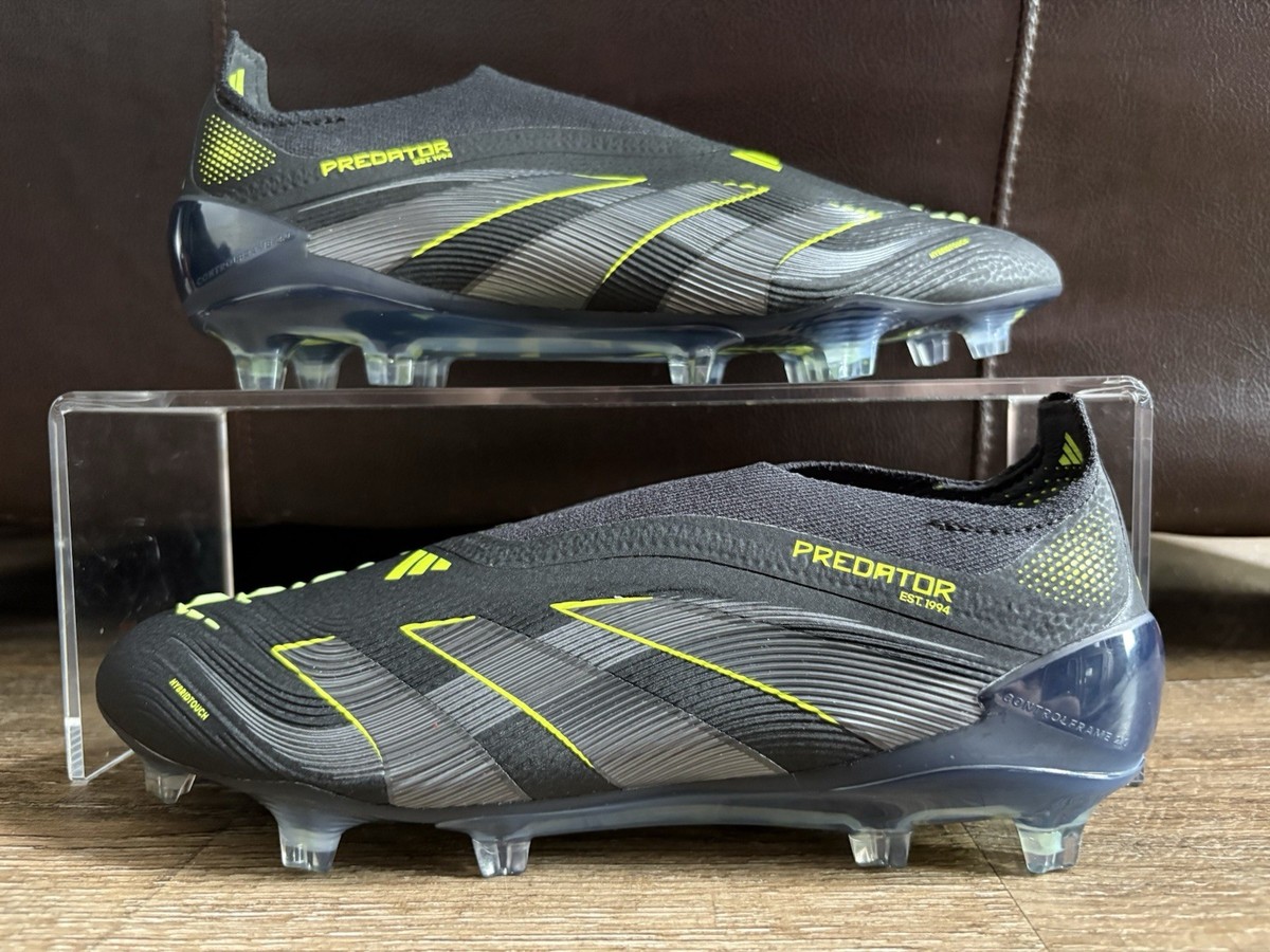 Adidas Predator Elite Laceless FG Electric Stealth Pack Men's Sz