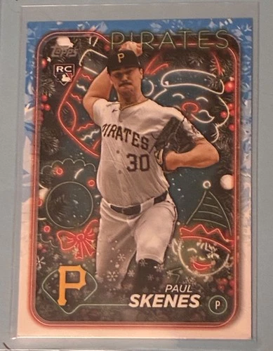 2024 Paul Skenes Topps Holiday RC #H165
