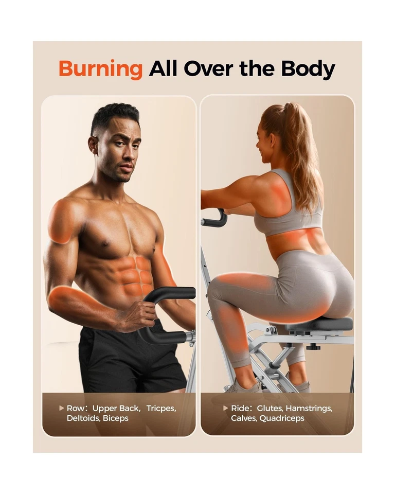 Sportsroyals Máquina de Sentadillas, Remo Asistente para Sentadillas para Glúteos y Muslos, Plegable... Foto 3 de 4