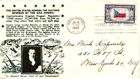 WW2 OVER-RUN NATIONS CZECHOSLOVAKIA  FLAG SCARCE CROSBY PHOTO CACHET 1943  FDC