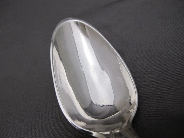 Fine 18TH  C French THREAD Pattern TABLESPOONS-L-J Anthiaume, Paris ca 1782 - Image 3 of 4