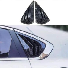 For Kia Forte K3 19-2023 Carbon Fiber Side Vent Window Scoop Louver Quarter