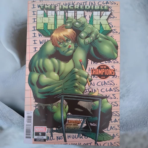 THE INCREDIBLE HULK #5 - DAN PANOSIAN - NEW CHAMPIONS VARIANT (2023)