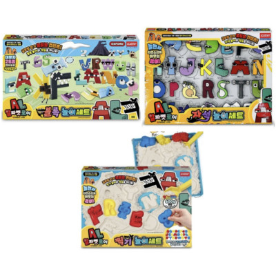 Alphabet Lore Block Brick / Magnet / Sand Stamping Play Set English Learning