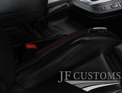 D RED STITCH LEATHER 2X CAR KEY HOLDER PROTECTOR FITS SAAB 9-5 95 1998-2010
