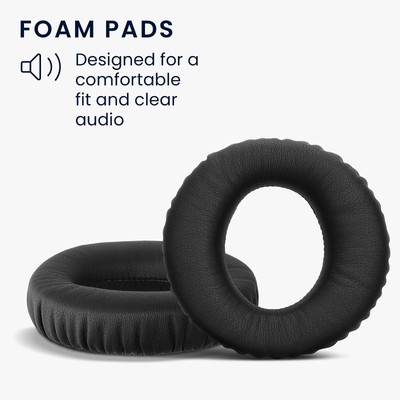 Palumma Ohrpolster Für Jabra Evolve 80 – Protein-Leder-Ersatz, Weich & Atmungsaktiv – 2 Stück