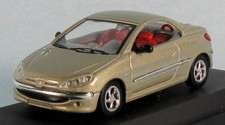 SOLIDO 1998 Peugeot 20 Coeur (Silver) 1/43 Scale Diecast Model NEW, RARE!