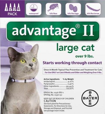 advantage ii large cat 4 pack