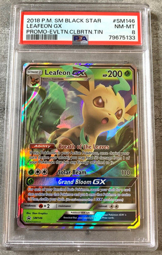 Leafeon-GX graded PSA 8 for sale on eBay