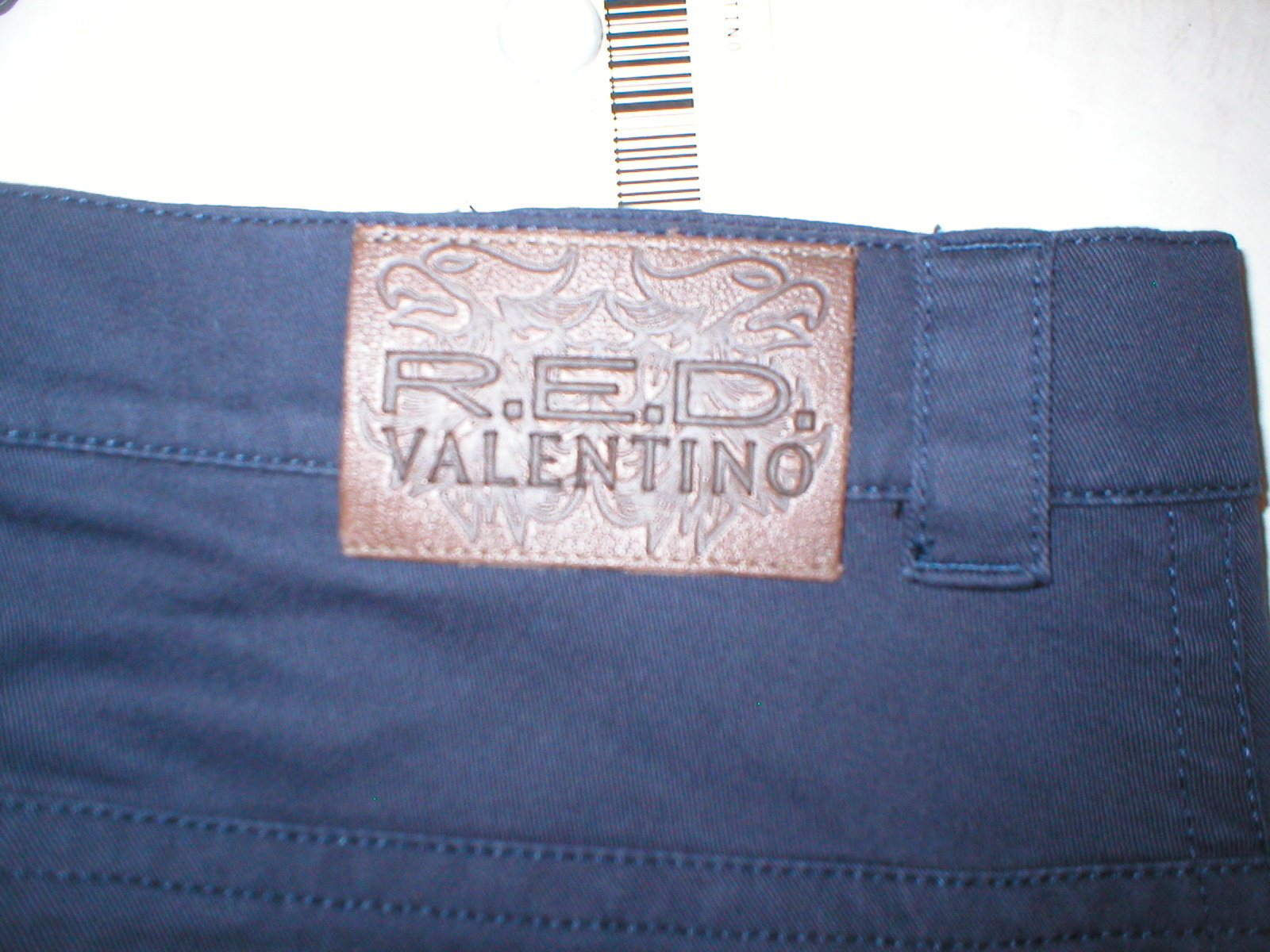NWT New Mens RED Valentino 48 Italy 32 US Dark Blue Cargo Pants Designer Button  thumbnail 5