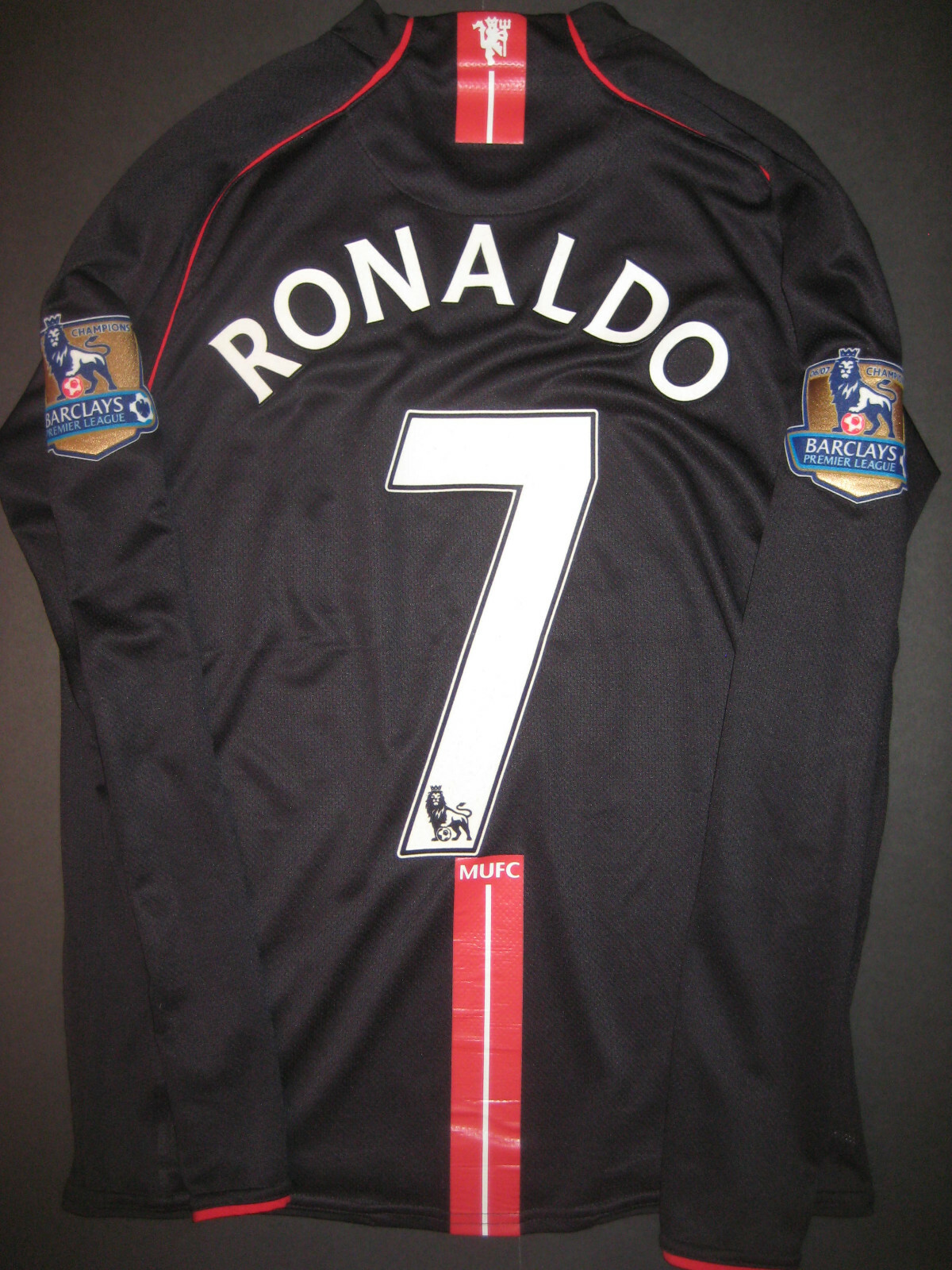 long sleeve ronaldo manchester united jersey
