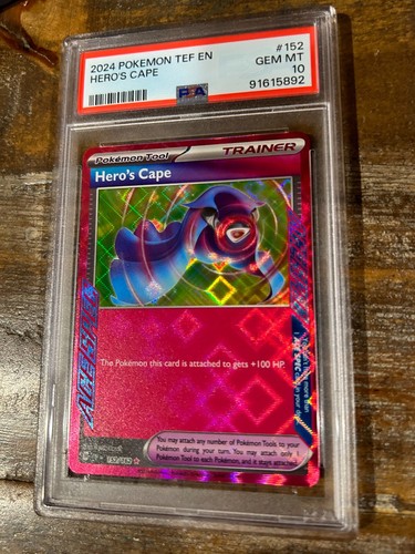 Hero's Cape graded PSA 10 for sale on eBay