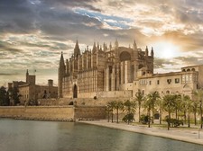 Wandbild Foto - Cathedral Mallorca I - A4 Poster - Deko Mallorca