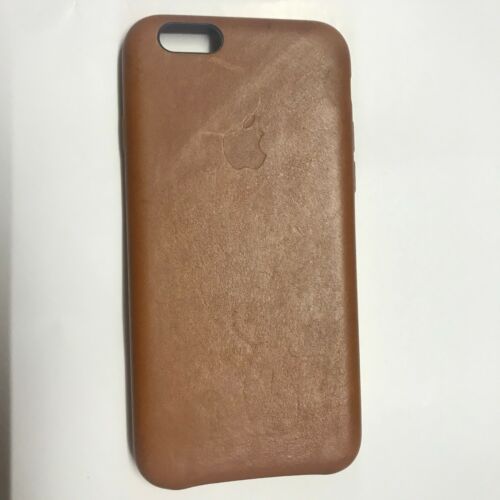 Original Authentic Genuine Apple Leather Case for iPhone 6 6S 4.7" Saddle Brown - Picture 1 of 6