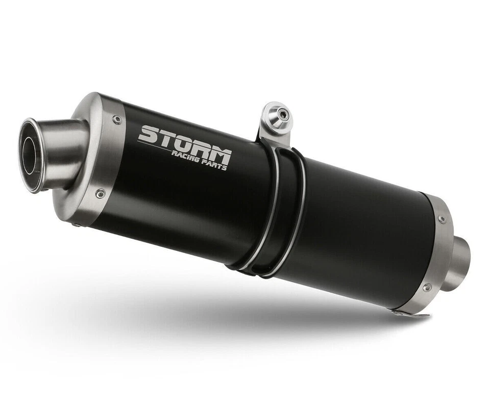 Terminale Scarico Storm by Mivv nero Oval acciaio Yamaha Tenere 700 2019 > 2026 - Image 2 of 4