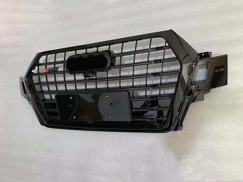 For Audi Q7 2016 2017 2018 2019 Front Bumper Grille SQ7 Style Grill Black Strip - Picture 4 of 6