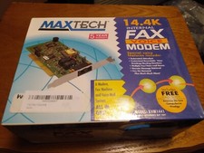 MaxTech 14.4k Internal Fax Voice Modem Model: XVM1441 SEALED/NEW FAST SHIPPING 
