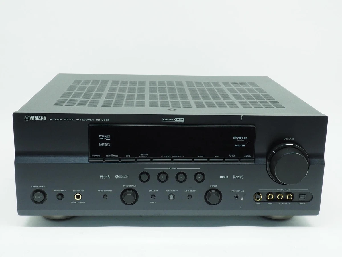 YAMAHA Natural Sound AV Receiver RXV663 For Sale In, 51 OFF