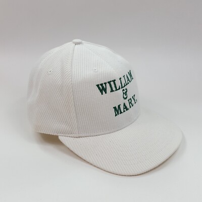 Vintage 90s William & Mary University Corduroy College Snapback Vintage 90s William & Mary University Corduroy College Snapback