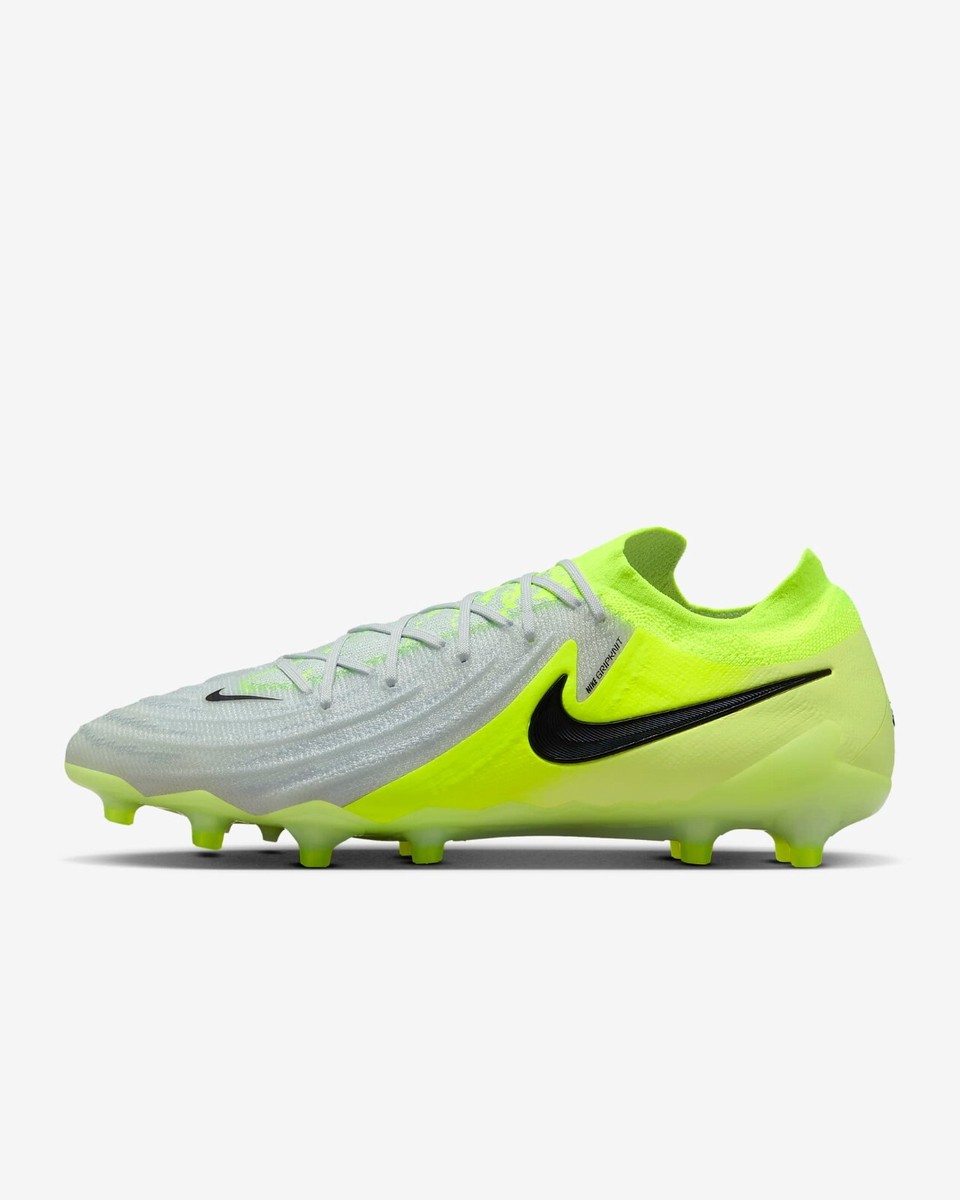NIKE Phantom GX 2 Elite AG FJ2554-003 Metallic Silver Volt NIKE Phantom GX 2 Elite AG FJ2554-003 Metallic Silver Volt