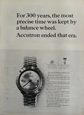 1964 Accutron Bulova Watch Time Kept Ticking Movement X-15 Pilots VTG Print Ad