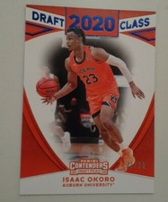 2020-21 Panini Contenders Isaac OKORO  Draft Class Rookie Card  BLUE. **#/99** 
