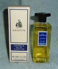 Vintage ARPEGE Eau de Lanvin Splash Perfume 2 fl. OZ by Lanvin Parfums FULL F/S