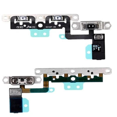 For iPhone 11 Volume Flex Cable With Mute Switch & Metal Brackets Replacement