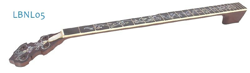 ロングネックバンジョー 5 String Banjo Long Neck 25 frets Maple wood inlaid LEFT Hand