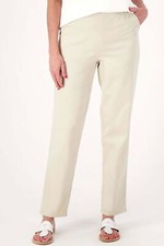 Denim Co. Original Waist Stretch Side Pocket Pant Core Khaki