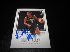 LINDSAY ALLEN SIGNED AUTOGRAPHED 2018 RITTENHOUSE WNBA CARD # 55 SP 1/500 ACES