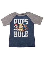 Paw Patrol Boys Blue  Gray Marshall Pups Rule T-Shirt Puppy Dog Tee Shirt 6