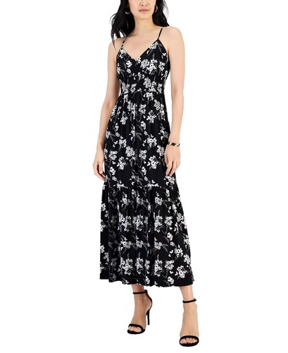 Michael Kors Maxi Dress Large Teal Green Geometric Lightweight Beach  Coverup #26 | eBay