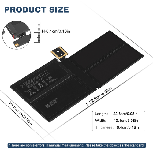 DYNM02 G3HTA038H Battery For Microsoft Surface Pro 5 6 Model 1796 1807 - Picture 5 of 23