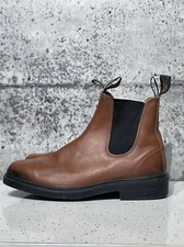Blundstone 2244 Dress Boot 8.5 US 9.5 Cognac Brown Chisel Toe Chelsea Boot
