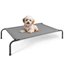 Simple Deluxe Cooling Elevated Dog Bed, Raised Portable Dog Cots Beds No-Slip