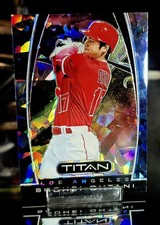 Shohei Ohtani 2019 Panini Chronicles Titan Blu Ice Prizm #/99