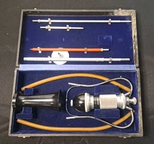 Vtg Belgium Air Sonic Industrial Engineer/Mechanic Stethoscope IBM Case 